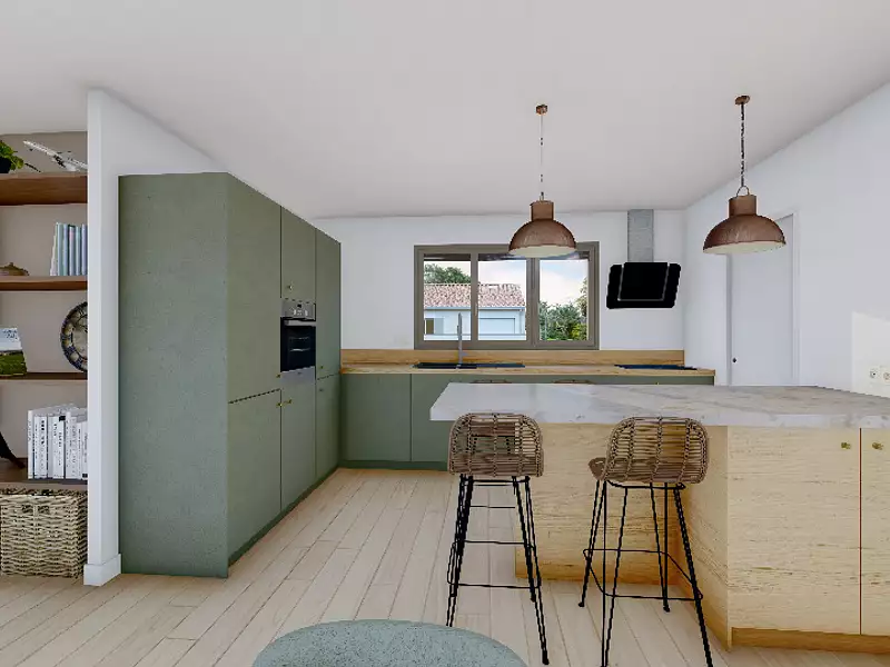 Maison neuve, 80 m² - Toulenne (33210)