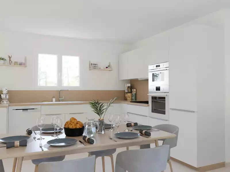 Maison neuve, 80 m² - Ballon (17290)