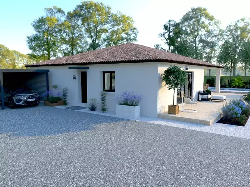 Maison neuve, 110 m² - Barjac (30430)