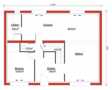 Maison neuve, 130 m²