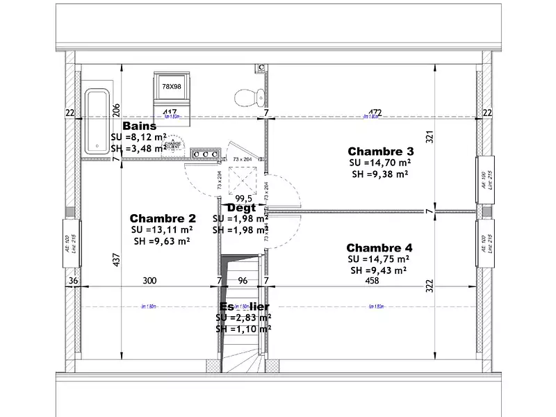 Maison neuve, 100 m² - Routot (27350)