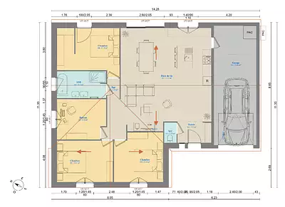 Maison neuve, 100 m²