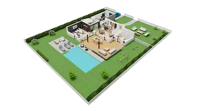 Maison neuve, 123,36 m²