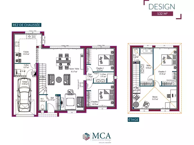Maison neuve, 132 m² - Atur (24750)