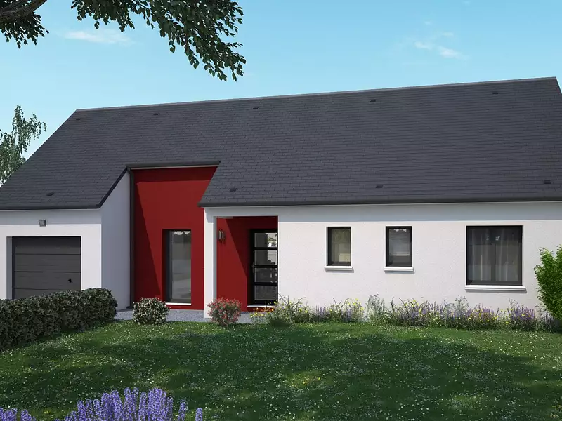 Maison neuve, 87 m² - Ligré (37500)