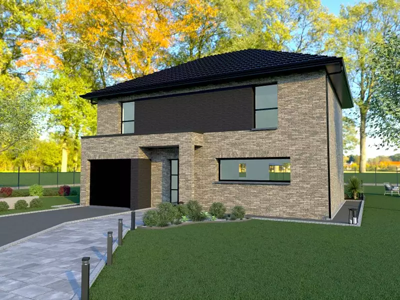Maison neuve, 130 m² - Crochte (59380)