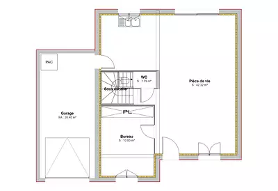 Maison neuve, 105 m²