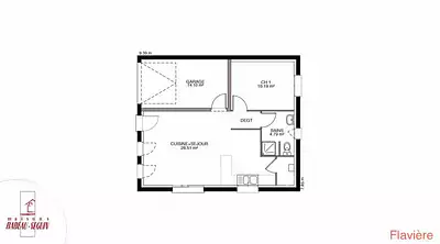 Maison neuve, 65 m²
