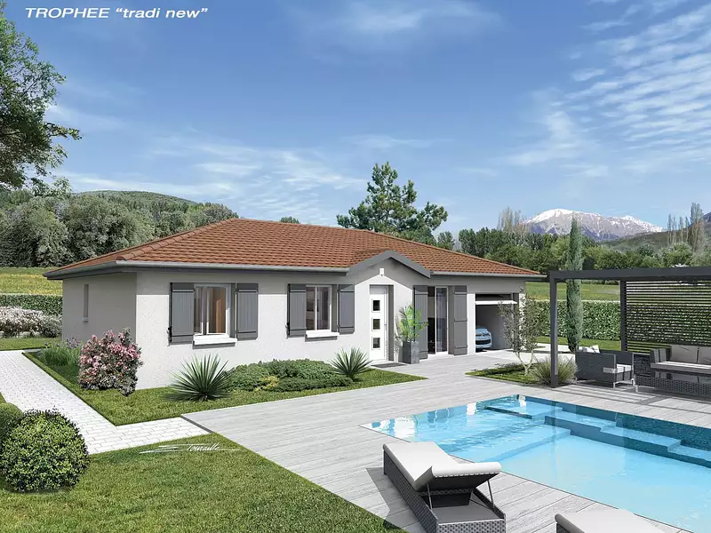 Maison neuve, 80 m² - Reyrieux (01600)