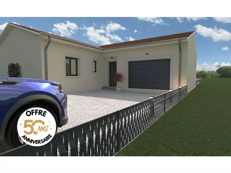 Maison neuve, 85 m² - Clessé (71260)