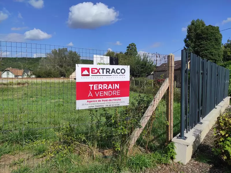 Terrain à bâtir, 801 m² - Acquigny (27400)