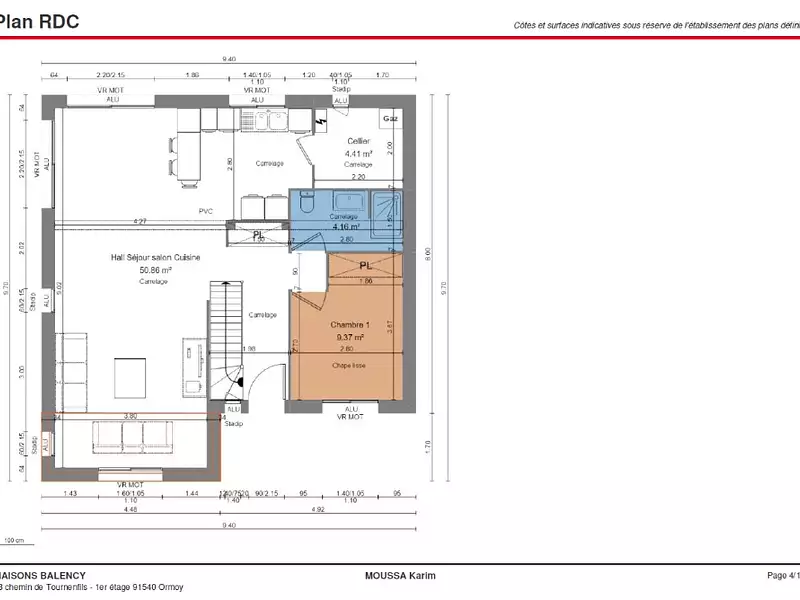Maison neuve, 100 m² - Gometz-la-Ville (91400)
