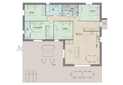 Maison neuve, 116 m²