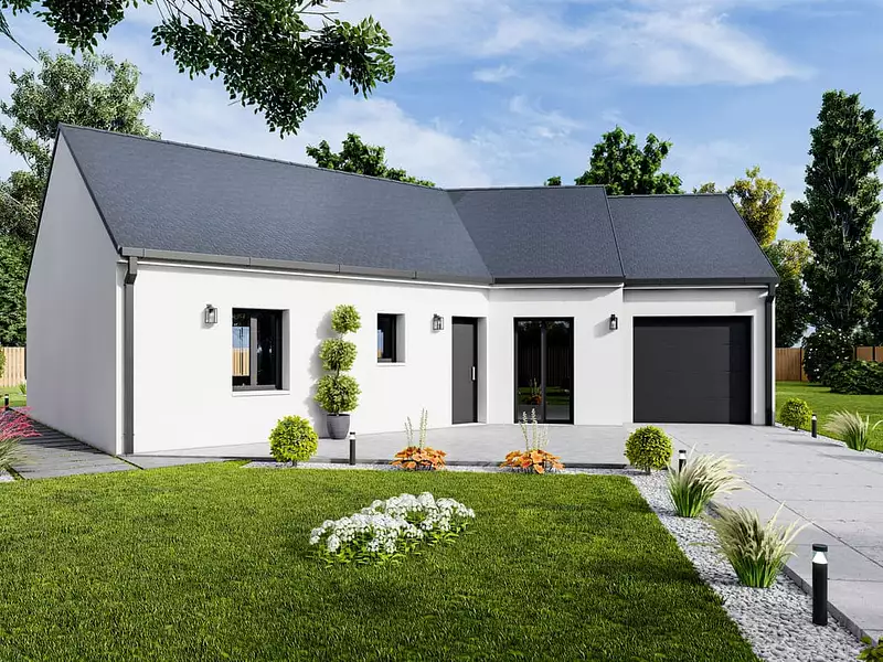 Maison neuve, 82 m² - Soulitré (72370)