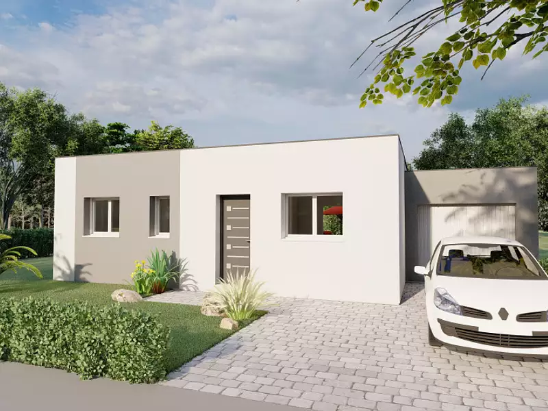 Maison neuve, 69 m² - Segré-en-Anjou Bleu (49500)