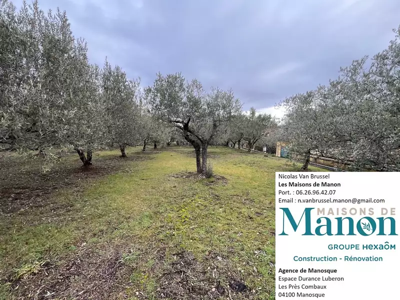Terrain à bâtir, 789 m² - Manosque (04100)