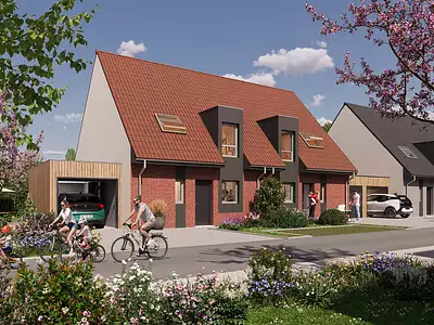 Maison 3 chambres avec garage