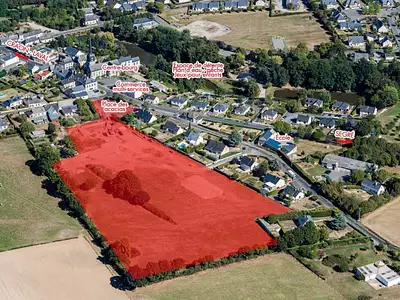 Terrain à bâtir, 400 m²