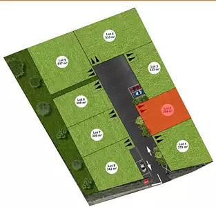 Terrain à bâtir, 378 m²