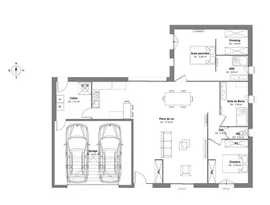 Maison neuve, 100 m²