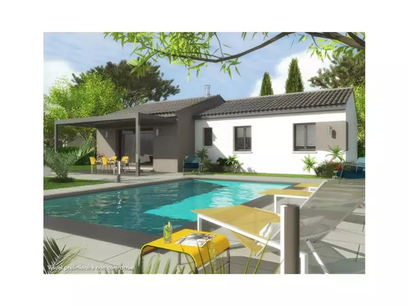 Maison neuve, 83 m² - Cabrières-d'Avignon (84220)