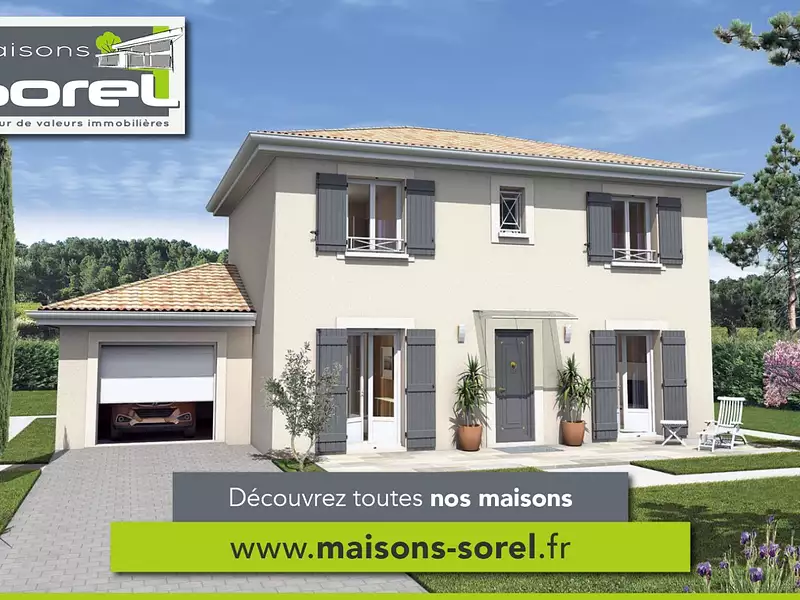 Maison neuve, 88 m² - Chaneins (01990)