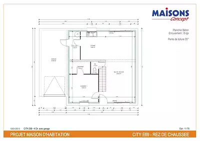 Maison neuve, 86 m²