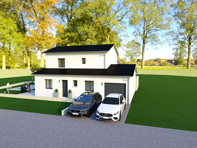 Maison neuve, 118 m² - Fareins (01480)