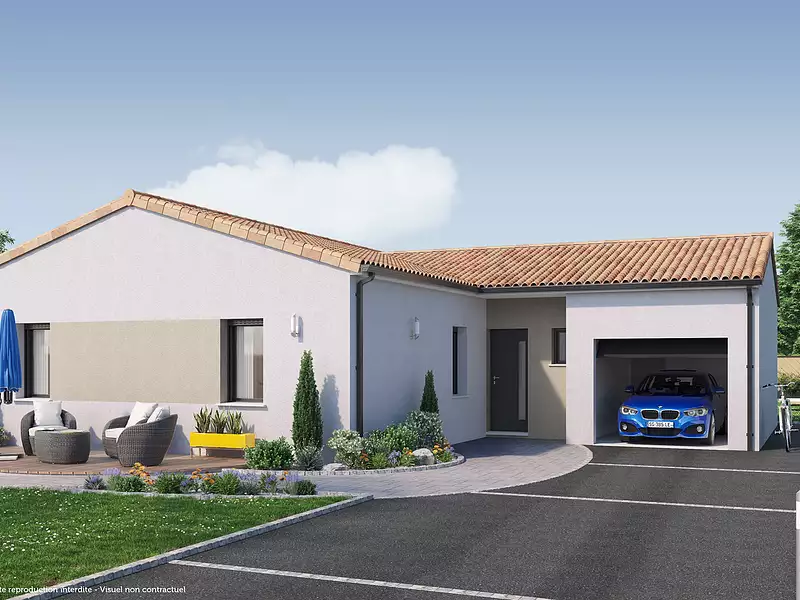 Maison neuve, 103 m² - La Trimouille (86290)