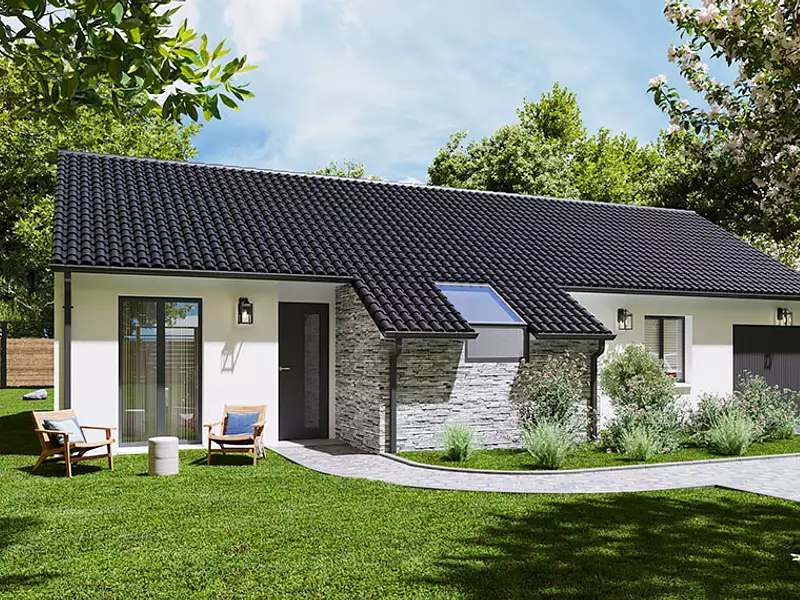 Maison neuve, 107 m² - Rebais (77510)