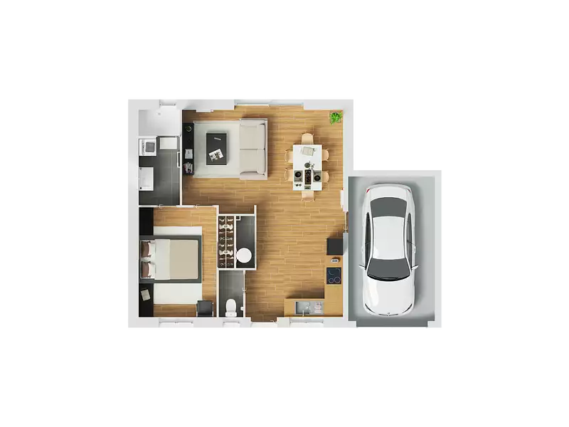 Maison neuve, 64 m² - Donges (44480)