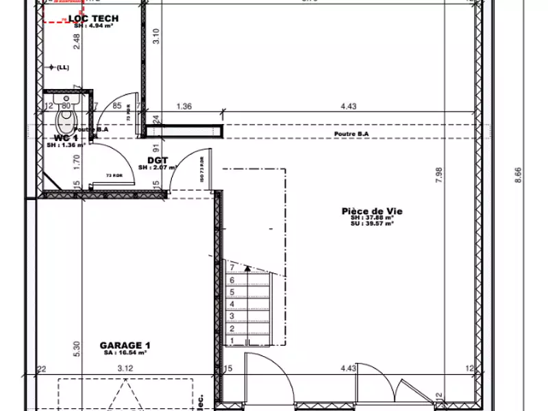 Maison neuve, 101 m² - Guérard (77580)