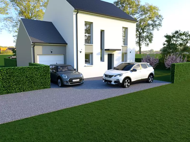 Maison neuve, 95 m² - Arsy (60190)