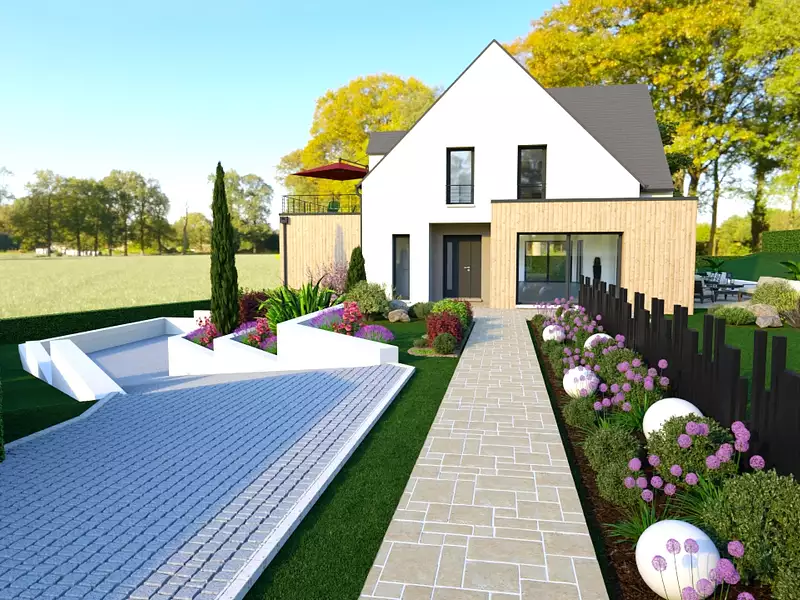 Maison neuve, 98,31 m² - Gouvieux (60270)