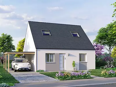 Maison neuve, 78,52 m² - Wardrecques (62120)