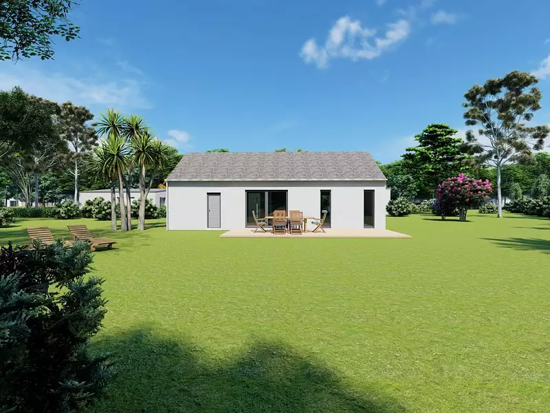 Maison neuve, 70 m² - Saint-Grégoire (35760)
