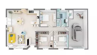 Maison neuve, 91 m²