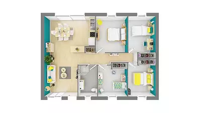 Maison neuve, 80 m²