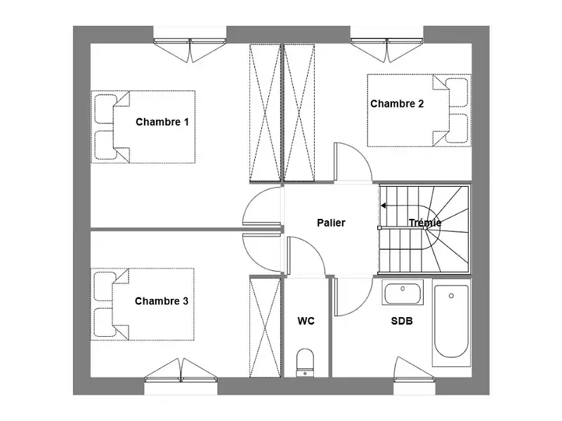Maison neuve, 86 m² - Quimper (29000)