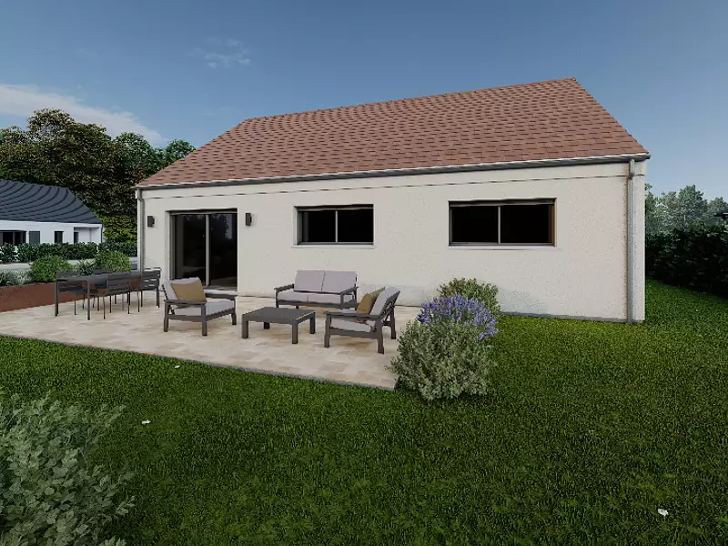 Maison neuve, 90 m² - Ménestreau-en-Villette (45240)