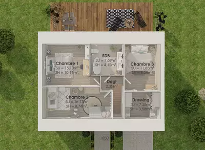 Maison neuve, 92 m²