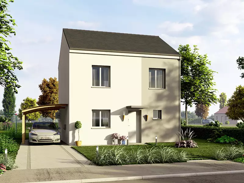 Maison neuve, 83,73 m² - Senlis (60300)