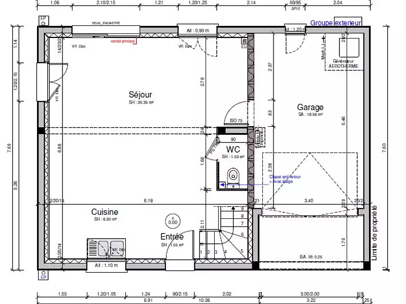 Maison neuve, 102 m² - Sarcey (69490)