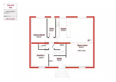 Maison neuve, 180 m²