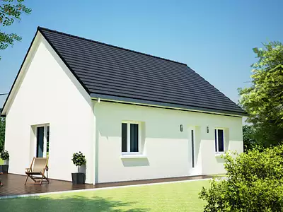 Maison neuve, 60,72 m² - Bourgtheroulde-Infreville (27520)