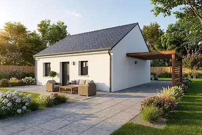 Maison neuve, 73 m²