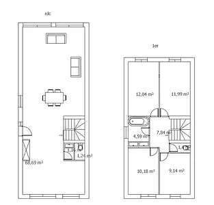 Maison neuve, 130 m²