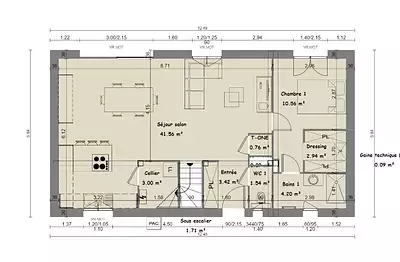 Maison neuve, 113 m²