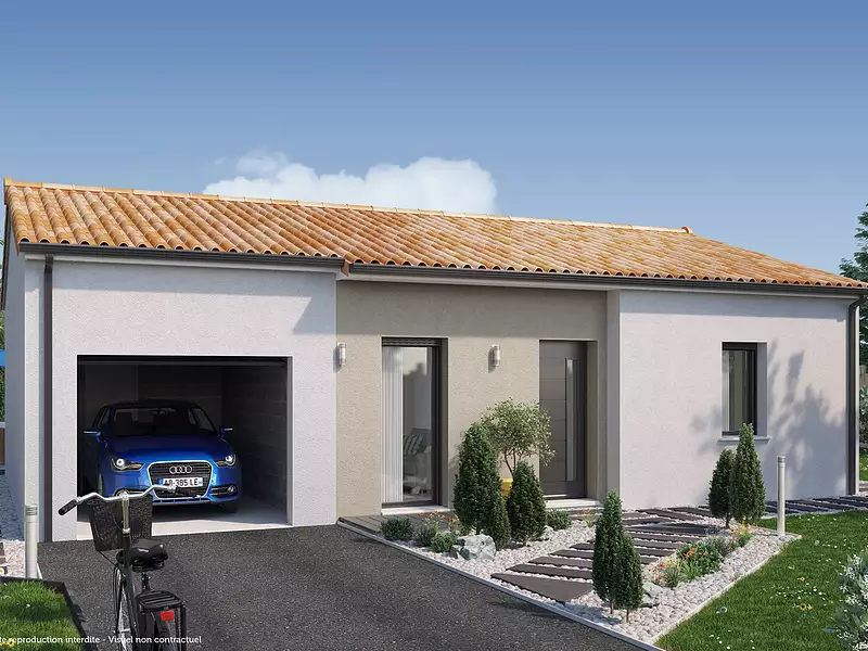 Maison neuve, 63 m² - Montrevault (49110)