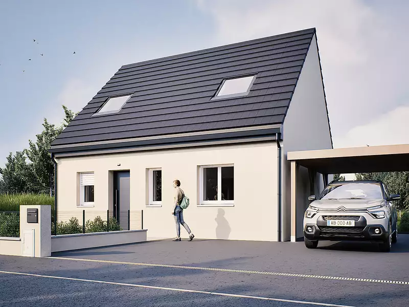 Maison neuve, 79,89 m² - Thaon (14610)